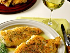 Mark opts for a corn-meal breading on his flounder filets
