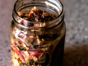 Mark Raymond's Mother-In-Law's go-to pickles that goes well on any deli-meat sandwich!